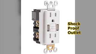 নিরাপদ GFCI আউটলেট একটি USB আপনাকে রক্ষা করে